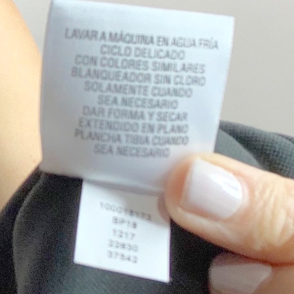 NWT BAR III black long sleeve dress asymmetrical hem draped panel 2087 - Picture 9 of 13